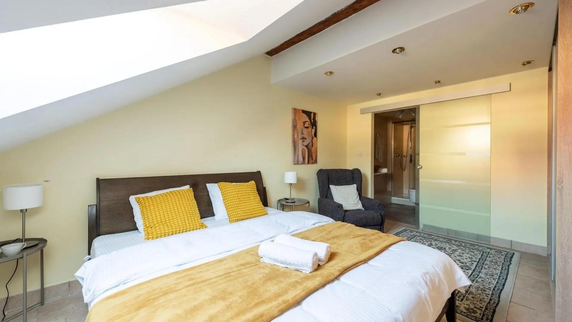 Stylish 2-Level Apartment Near The National Theatre 布拉格